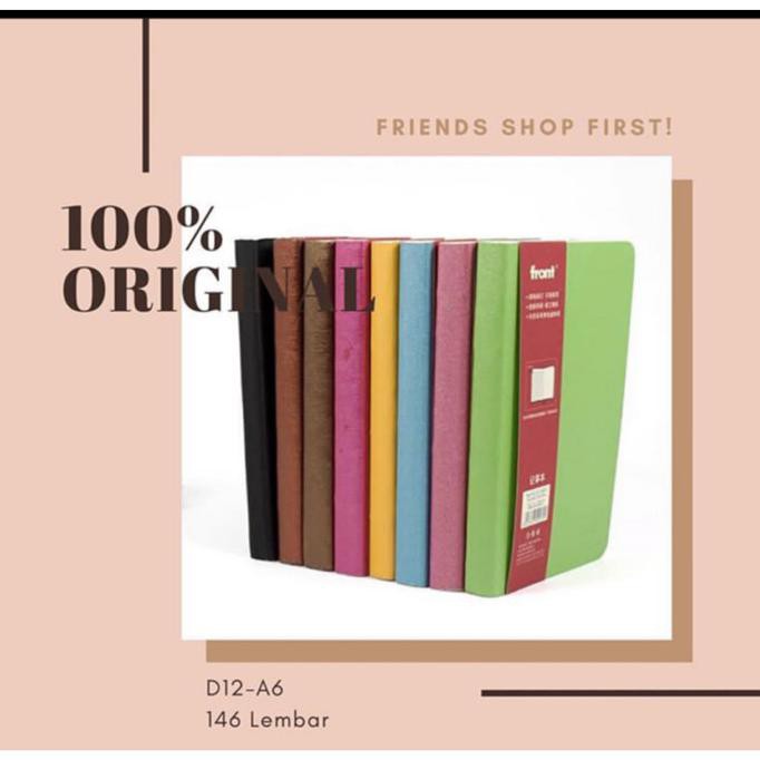 

[[BISA COD]] FRONT NOTE BOOK DENGAN UKURAN A6 seri D12