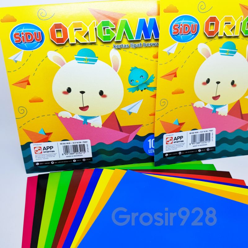 

Kertas Lipat / Origami Sidu 16 x 16 (100 lembar)