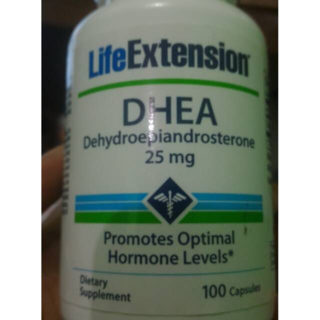 Life Extension DHEA 25mg. 100 caps