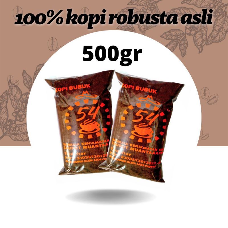 Kopi Bubuk 54 Asli Dampit 500 Gr Khas Malang