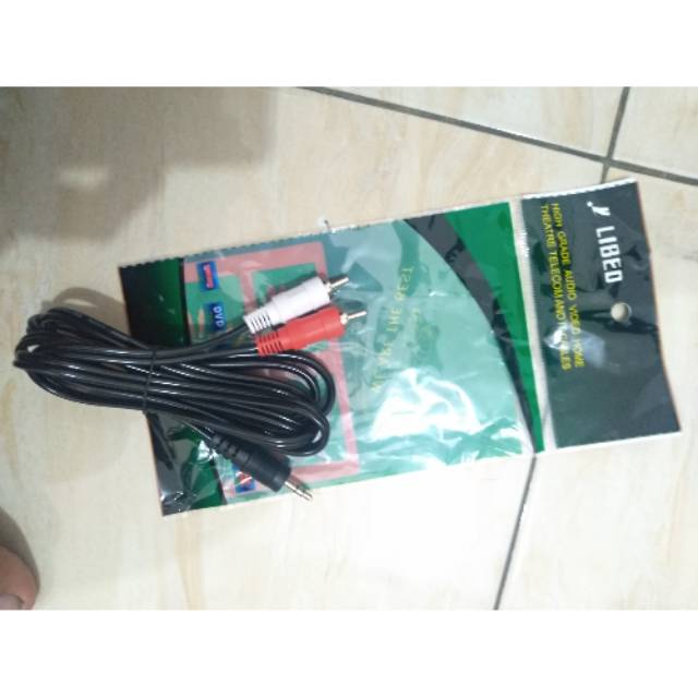 Kabel aux hp 3 mm to rca