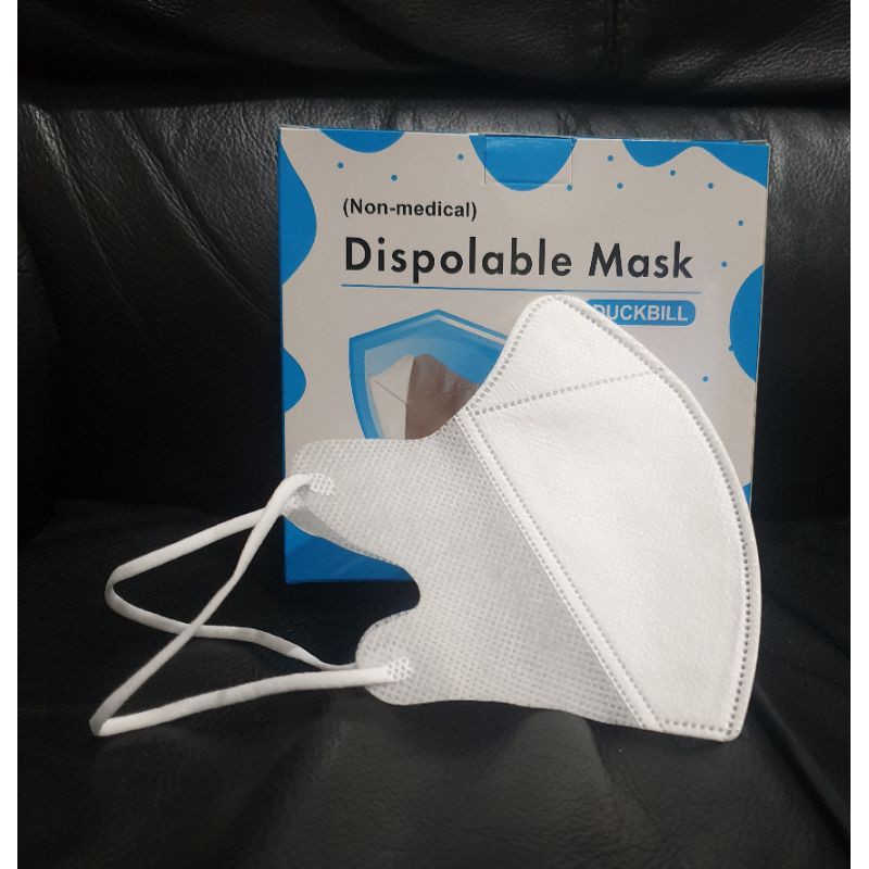 50 pcs MASKER DUCKBILL MOTIF GARIS SUPER LEMBUT MUDAH BERNAFAS