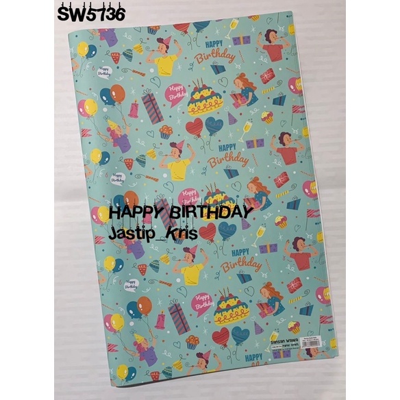 

Kertas Kado Sansan Wawa Happy Birthday SW5736