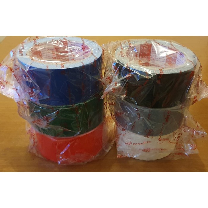 

Hari Ini Lakban Kain Hitam 2" Inch X 13.5 Meter G-Tape Cloth Tape 48Mm (Gtape) Berkualitas