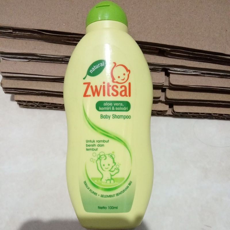 Zwitsal Baby Shampo 100ml - Aloe Vera Kemiri &amp; Seledril