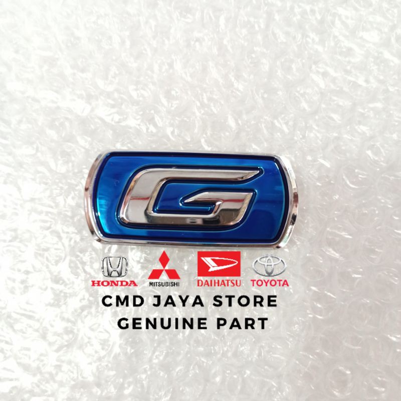 Logo Emblem Tulisan G Biru Original