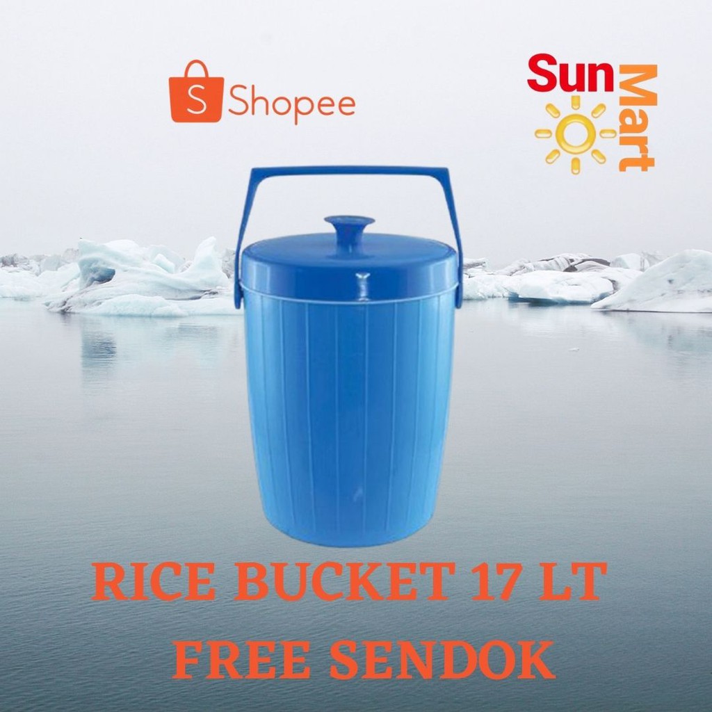 Rice Bucket tempat nasi /Tempat Es Maspion 17 Liter
