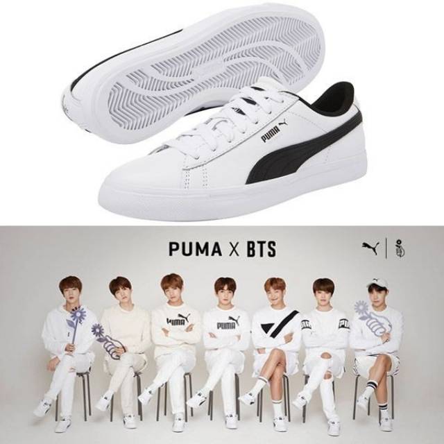 Ready Sepatu Puma x BTS court star