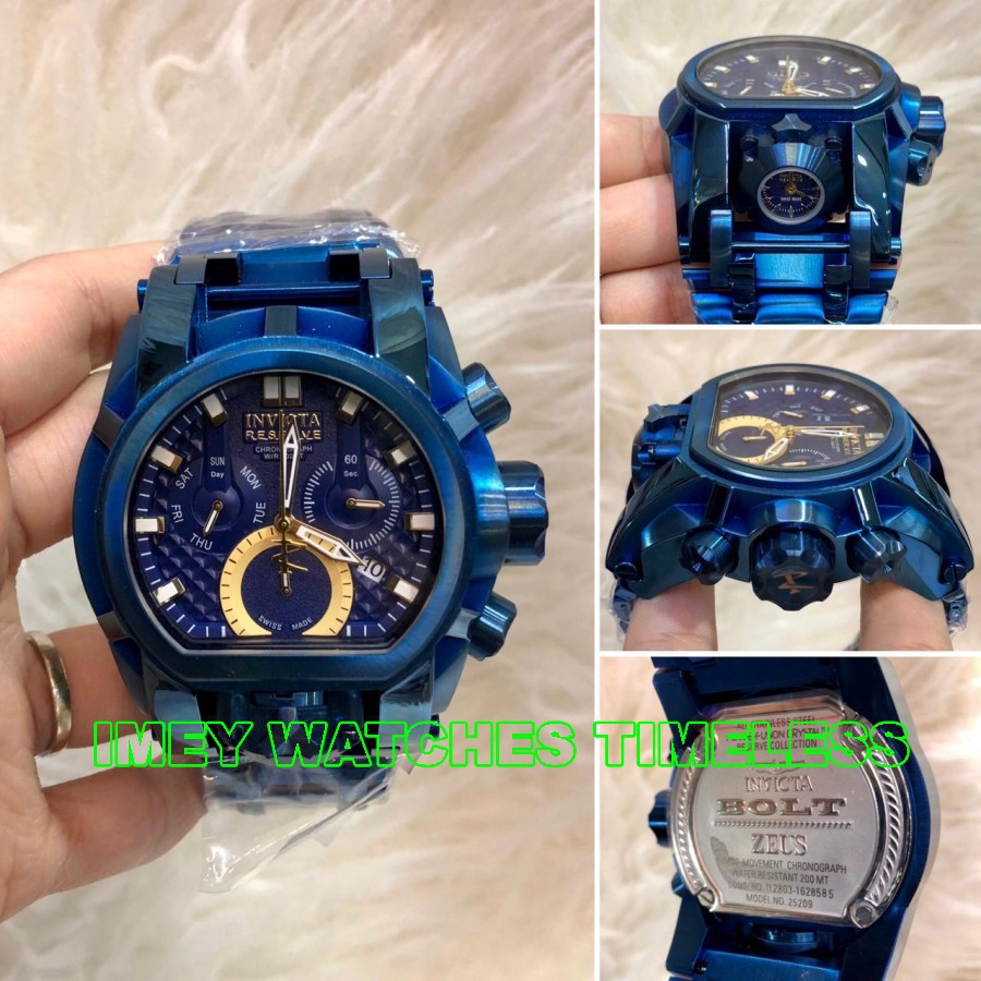 Hot sale JAM TANGAN INVICTA BOLT ZEUS BLUE ORIGINAL BM Garansi 1 th