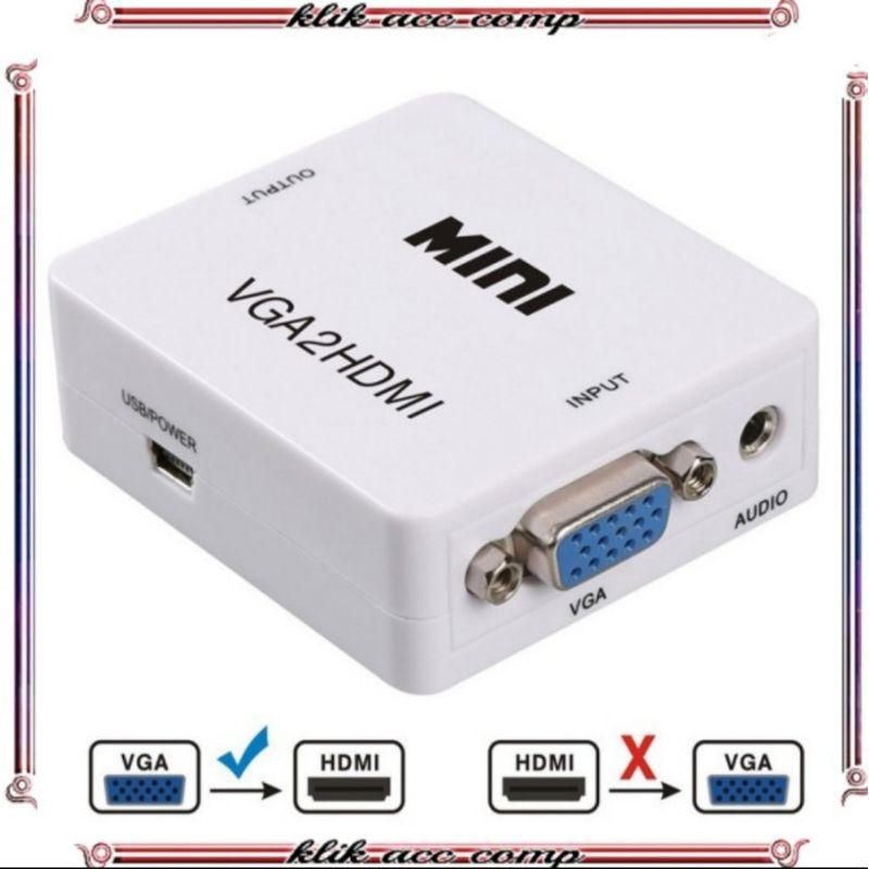 Converter VGA to HDMI / VGA TO HDMI adapter