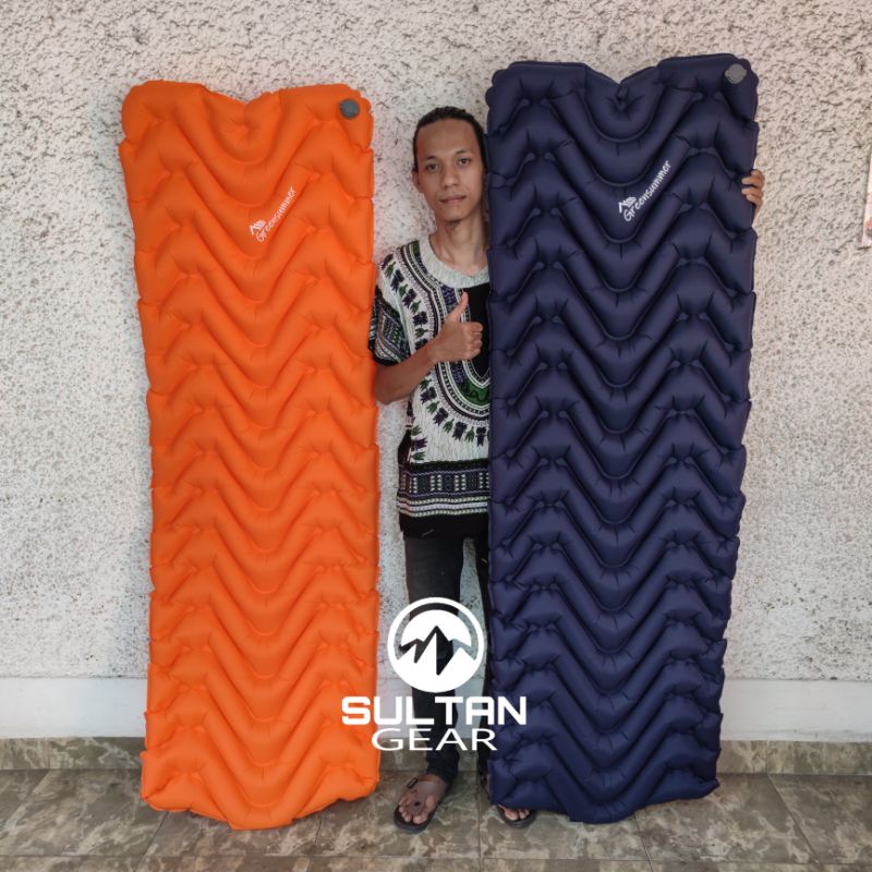 SLEEPING PAD BASSIC ULTRALIGHT GREENSUMMER NILON 40D / SLEPING PAD ULTRALIGHT BASSIC / MATRAS ANGIN 
