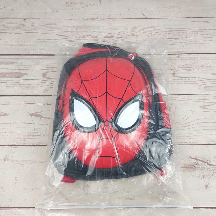 Tas Ransel Sekolah Anak Backpack Model Spiderman Toddi - 1801 - Biru