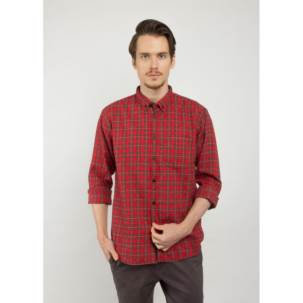 

Erigo Flannel Plumenia Red