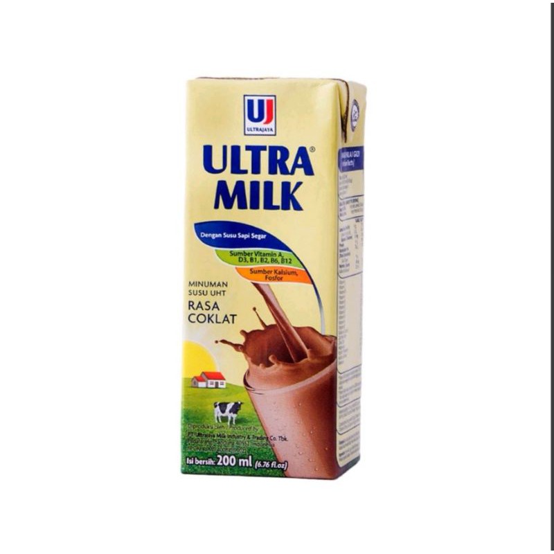 

Susu UHT Ultra Coklat 200ml