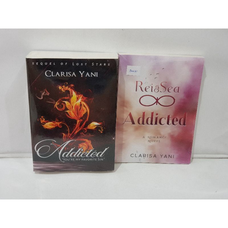 Buku Novel Addicted + Novelet Rei &amp; Sea by Clarisa Yani (2 Buku)