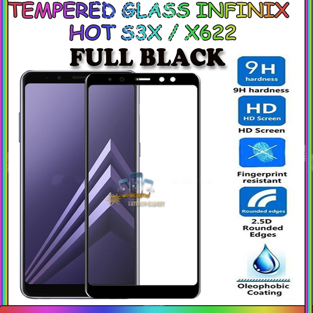 TEMPERED GLASS INFINIX HOT 7 PRO INFINIX X608 HOT 6 PRO INFINIX X622 HOT S3X INFINIX X551 HOT NOTE ANTI GORES KACA TEMPER GLASS