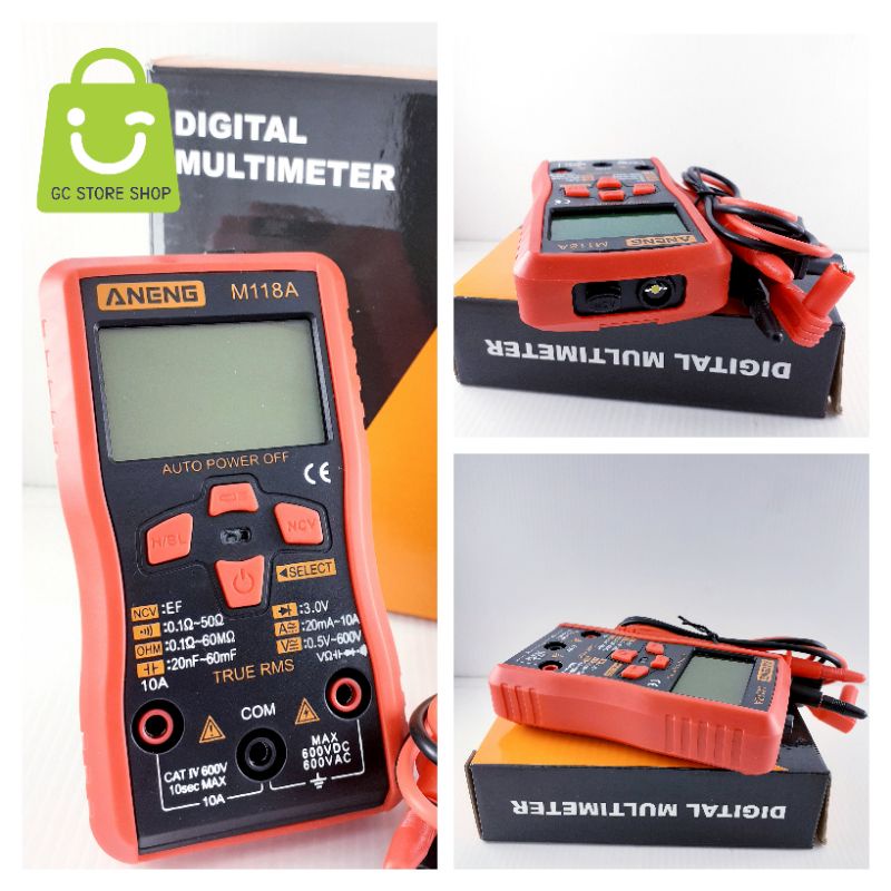 Avometer Digital Multitester ANENG M118A