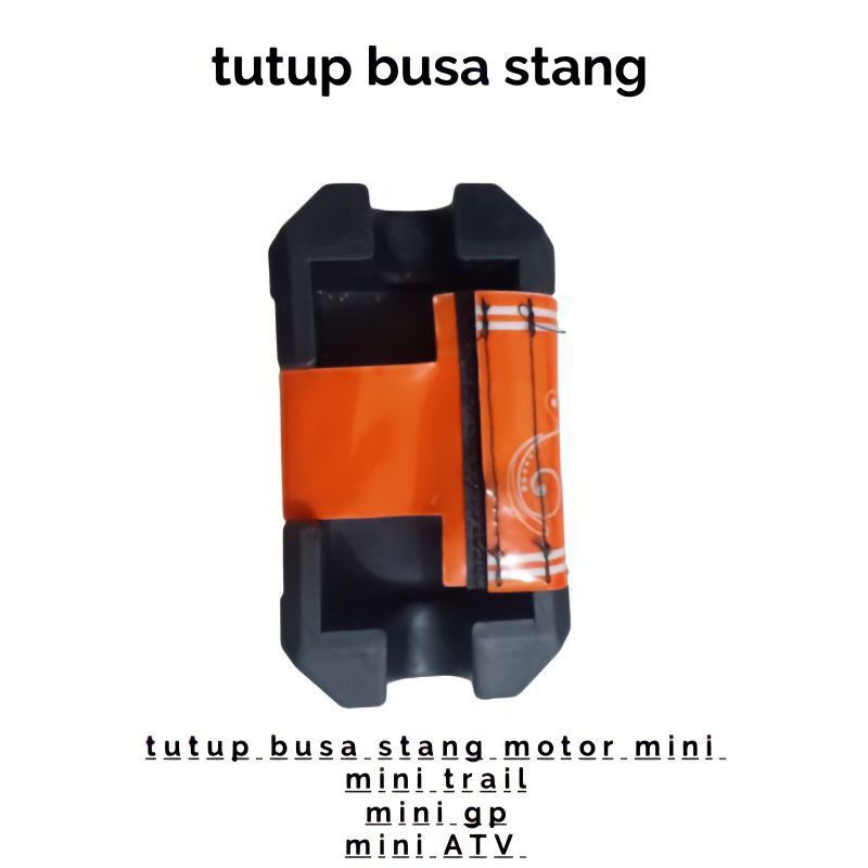 tutup busa stang mini motor trail atv gp 49cc