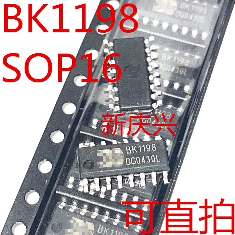 (5Pcs) Chipset Bk1198 Sop-16 100% Baru