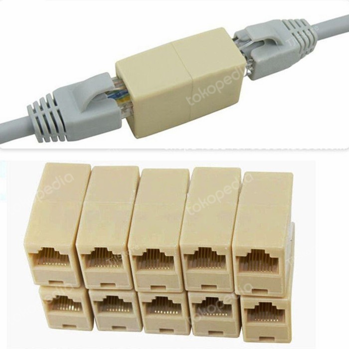 Barel rj45 / Sambungan Kabel Lan / Sambungan Lan / Conector Kabel Lan
