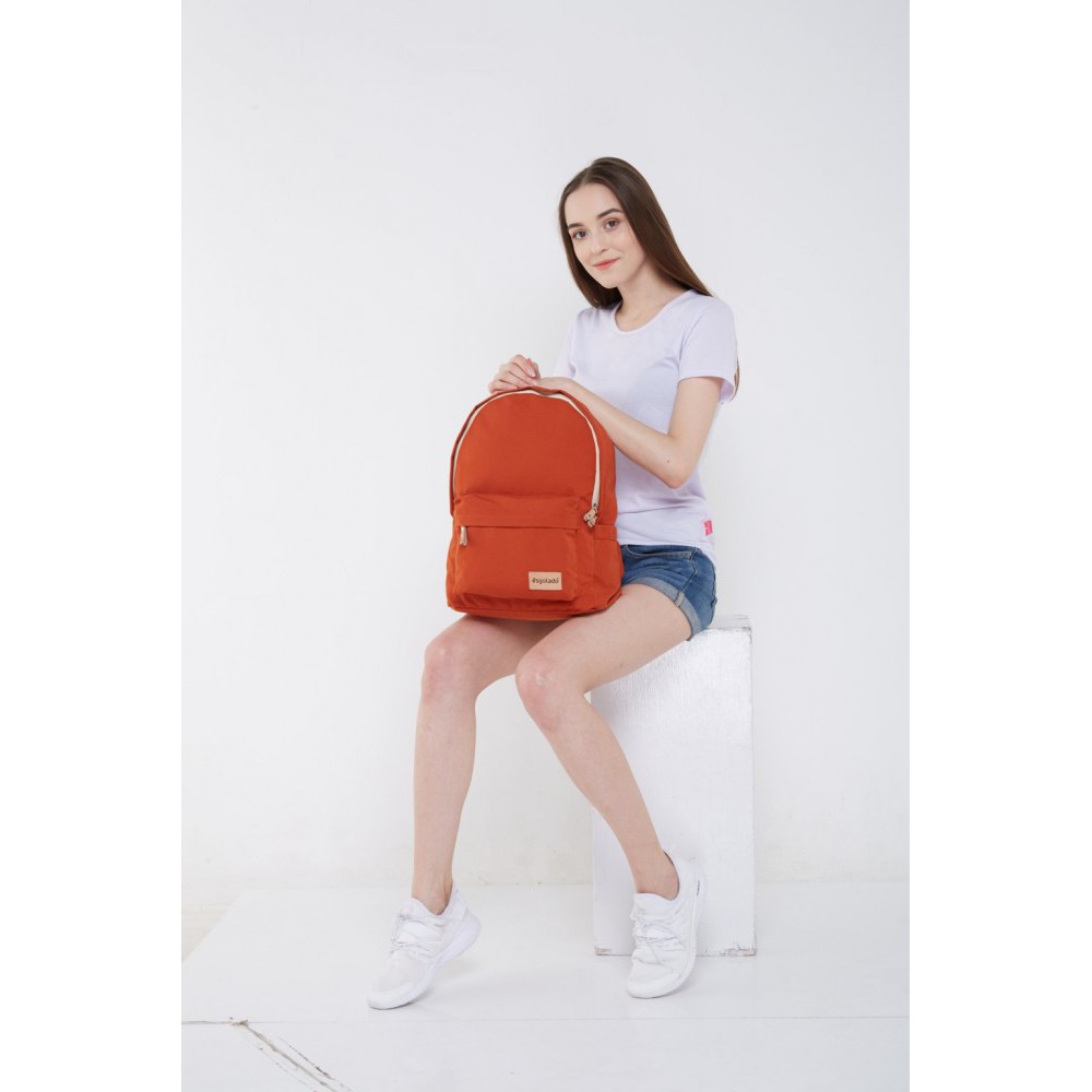 Limito Mochilo Onzo Terracotta | Tas Ransel Mini Polos Kecil Simpel Wanita Backpack |FORIND Esgotado