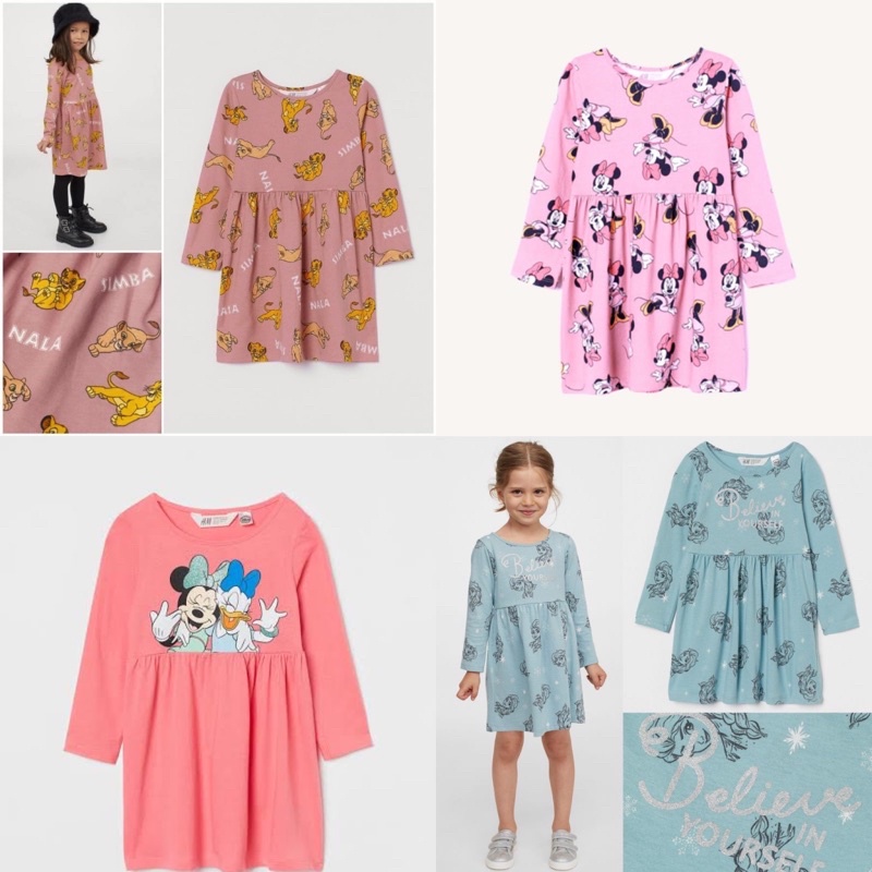 Dress anak perempuan Hm Disney