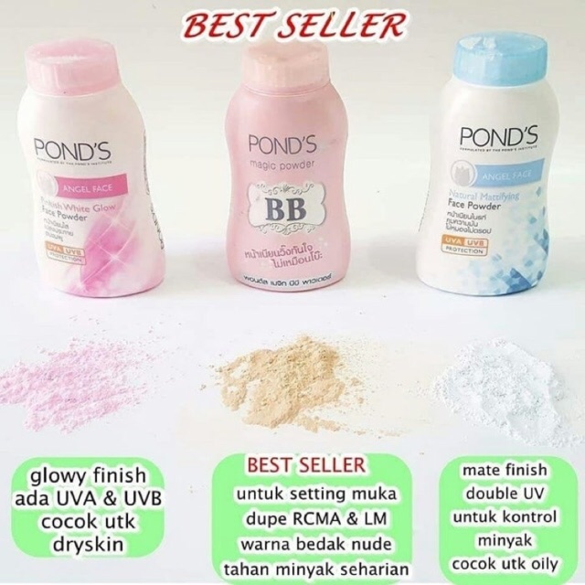 Discount bedak tabur Ponds