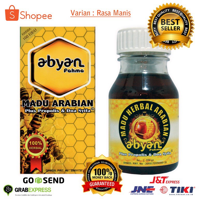 Madu Arabian Abyan Propolis dan Doa Syifa