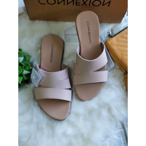 Sandal flet wanita conxon.SLK/Slop kekinian/neva terlaris