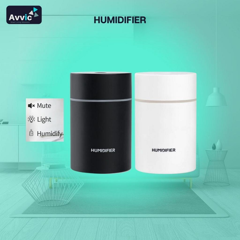 Humidifier Diffuser Aromatherapy Air Mini Pelembab Pengharum Essensial Oil Ruangan Portable 300Ml