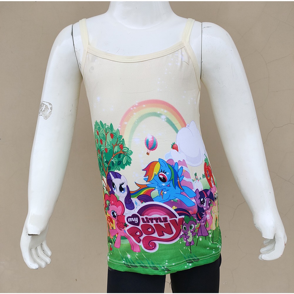 Kaos Singlet LITTLE PONY UNICORN Tali Kecil / Kaos Dalam Anak Perempuan