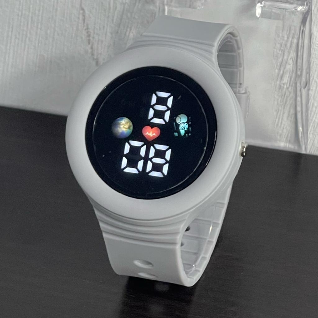 Jam Tangan Wanita Cewek Anak Perempuan Digital LED Anti Air Jumbo LDM12
