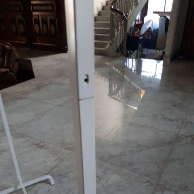 Gawang Osaka T.140cm Putih Beroda Gantungan Jemuran Gawangan Model Ikea