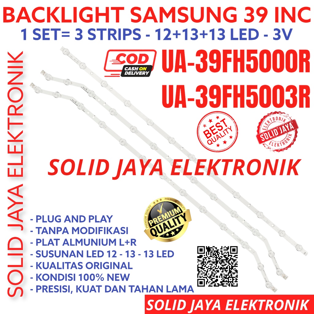 BACKLIGHT TV LED SAMSUNG 39 INC UA 39FH5000 39FH5003 39FH5000R 39FH5003R UA39FH5000R UA39FH5003R LAMPU BL 39FH LED TV UA-39FH5000R UA-39FH5003R UA39FH5000 UA39FH5003 39INCH 39INC 39IN LAMPU BL SAMSUNG