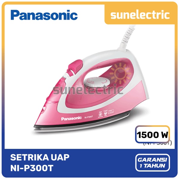Panasonic NI-P300T Setrika Uap Non-Stick Titanium Coating 350 Watt NI P 300T / NIP300T / NI P 300T /