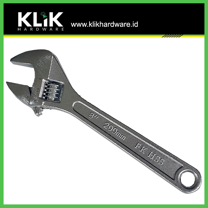 Fukung Kunci Inggris 8 Inch - Adjustable Wrench