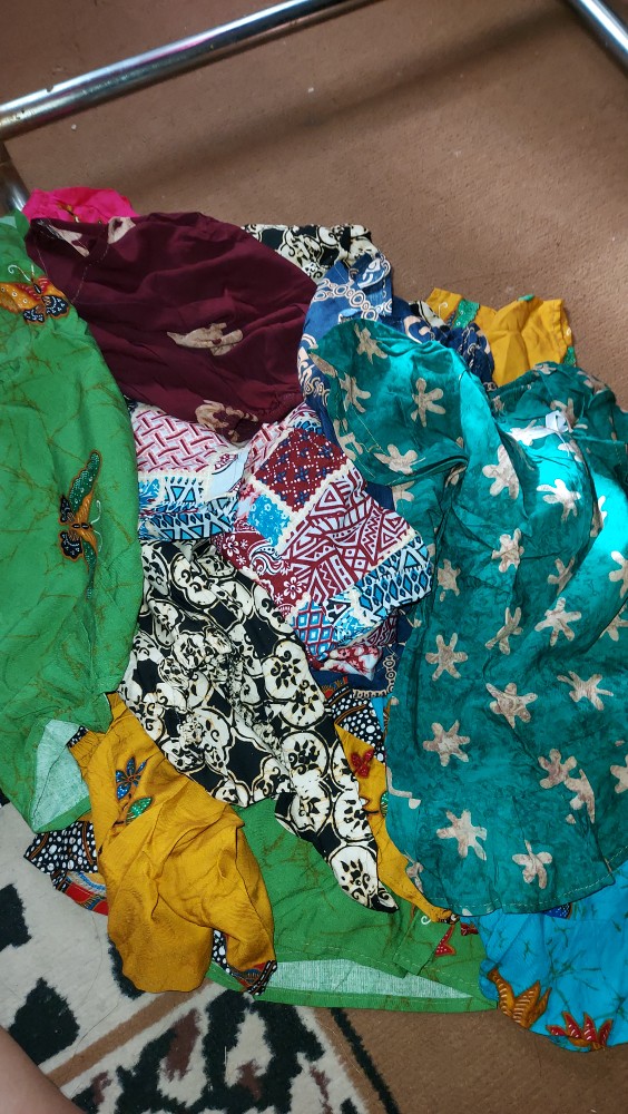 Setelan Anak/baju Tidur/baju Santai/baju Harian Anak/batik Anak/babydoll/stelan Usia 2 - 3,5 Tahun