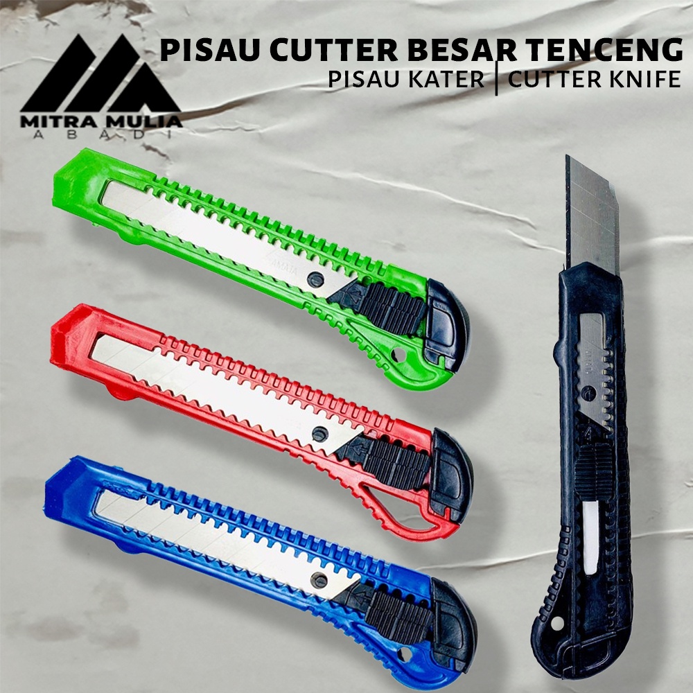 Pisau Cutter Besar Renceng l Pisau Kater l Cutter Knife