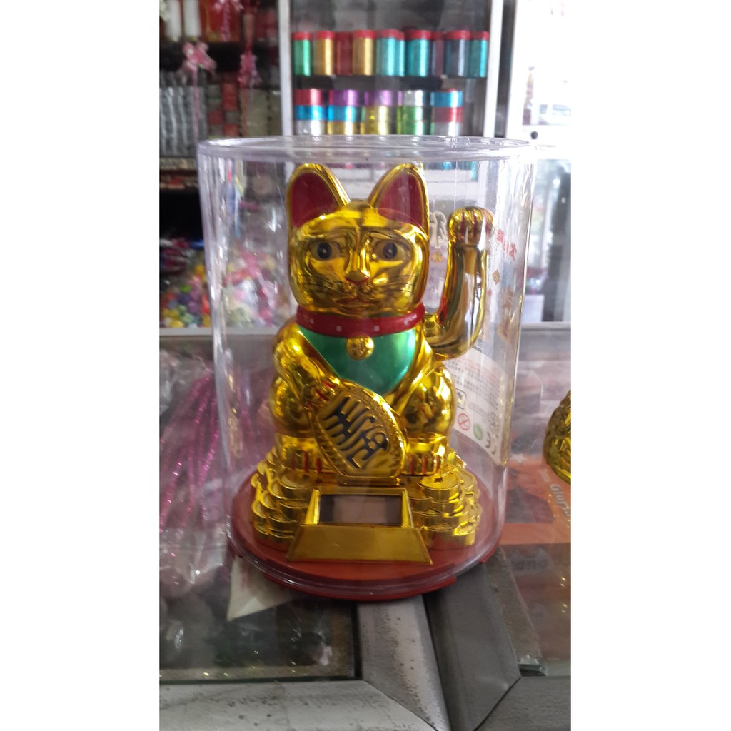 Pajangan Patung boneka kucing emas pembawa hoki pembeli jepang