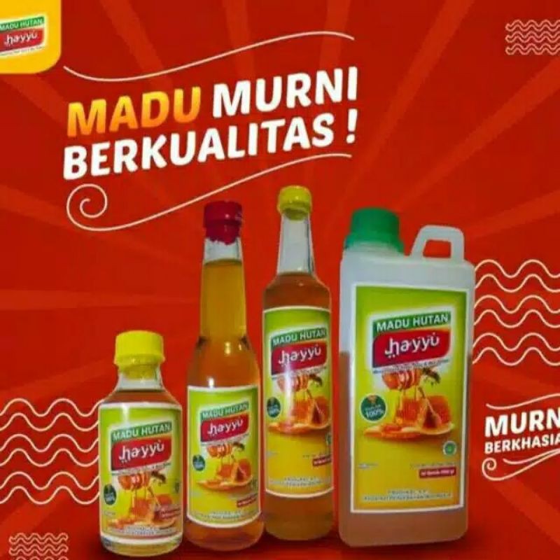 

Madu Hutan Hayyu Madu Murni berkualitas