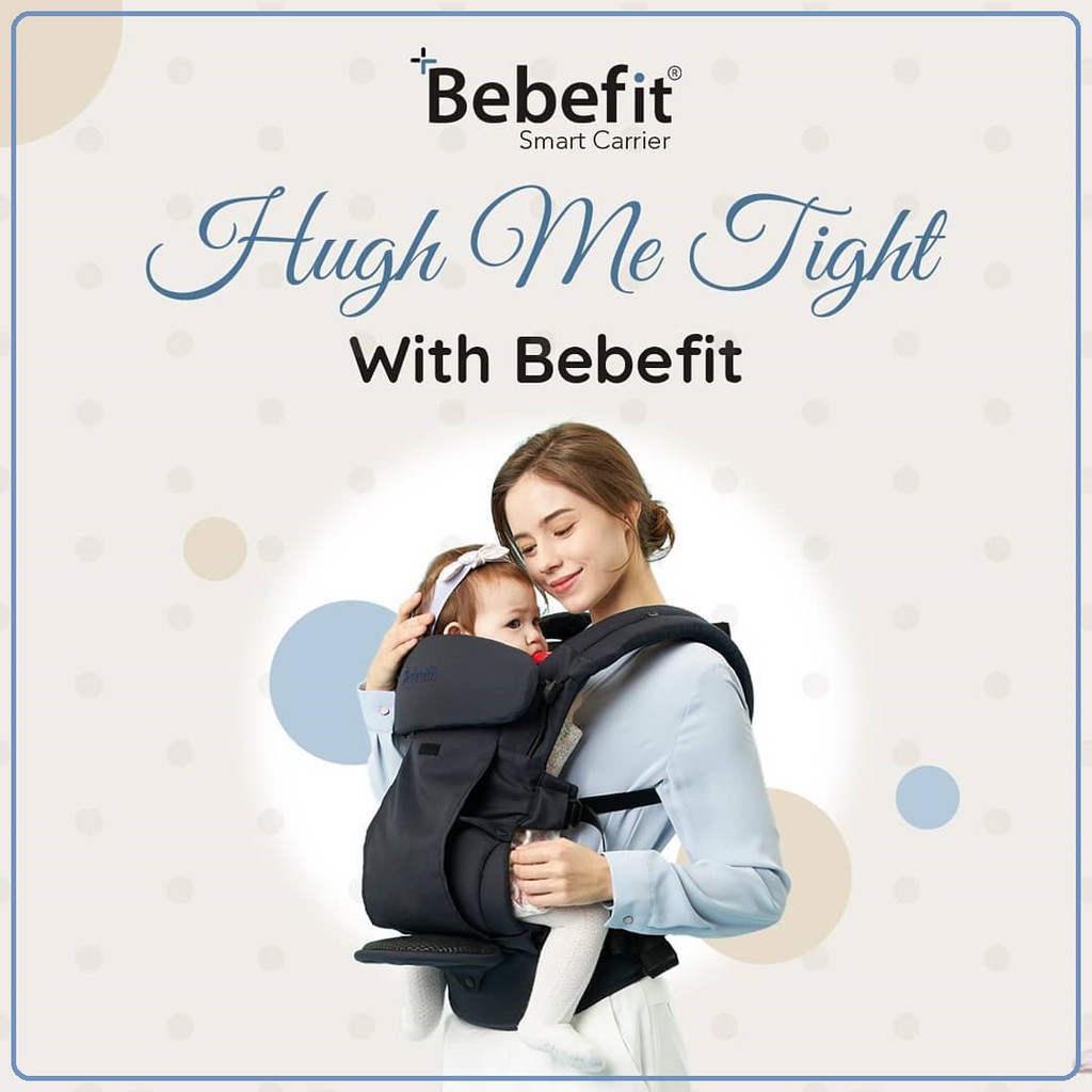 Bebefit Smart Baby Carrier &amp; Foldable Hip Seat