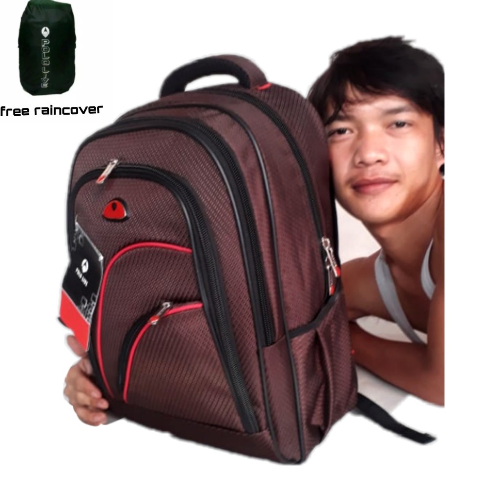 TAS RANSEL LAPTOP TAS CASUAL TAS MULTIFUNGSI ORIGINAL coffee