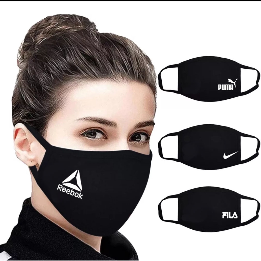 Masker kain 3ply motif sport