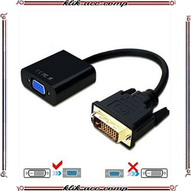 Kabel Conveter DVI 24+1 to VGA Adapter