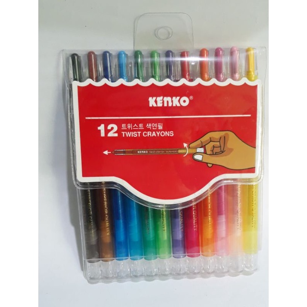 

KRAYON PUTAR KENKO 12 WARNA
