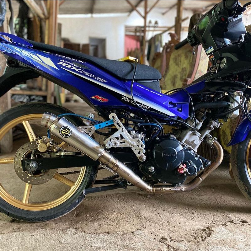 Knalpot Racing Mx King 150 Pekajaman Jogja Original Mx King 150 Stainless Original Racing