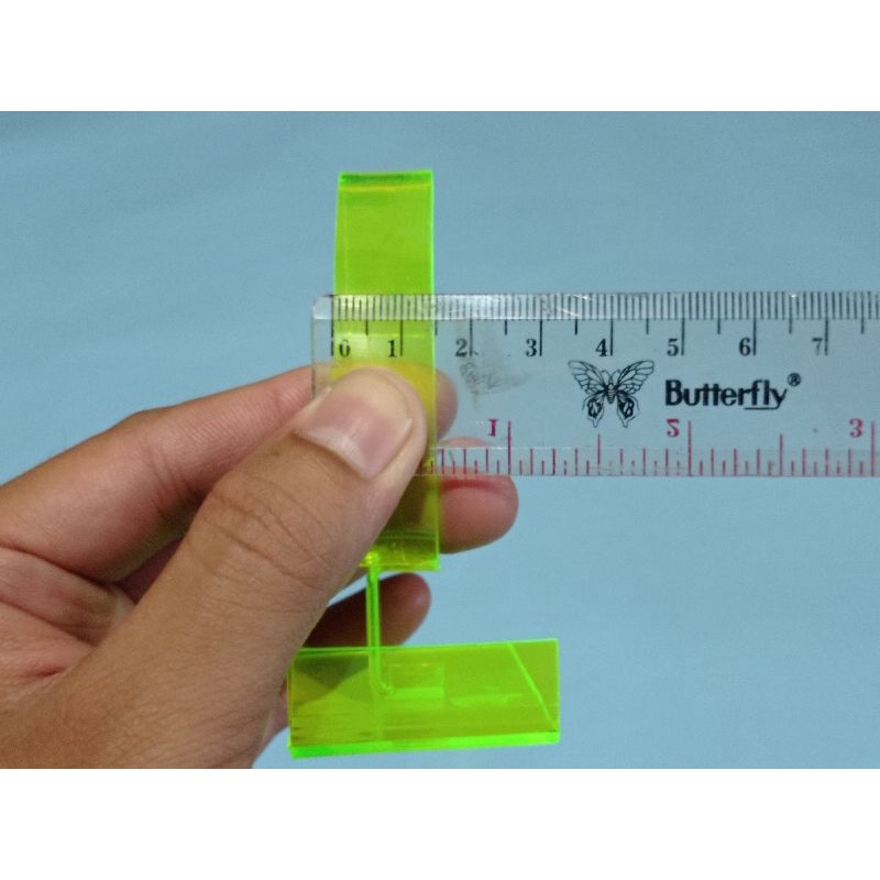 PROMO!! DISPLAY JAM TANGAN AKRILIK CANGKANG JAM TANGAN AKRILIK PAJANGAN JAM TANGAN-Hijau tebal