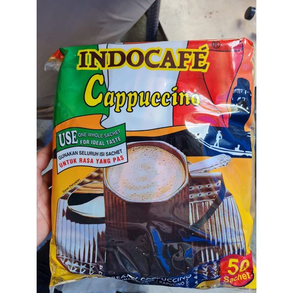 

Indocafe Cappucino 1 Bag (50 saset x 25gr)