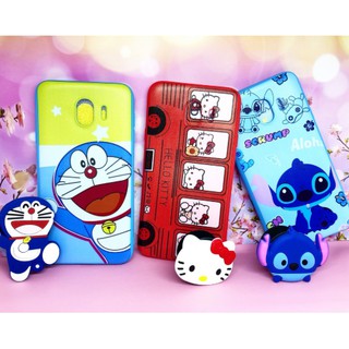 Softcase  Karakter Free Pop Socket 3D Lucu Huawei Y7 2018, Xiaomi Redmi Note 5 Pro