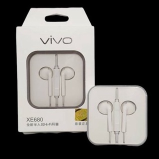 Headset Handsfree VIVO XE680 Audio Jack 3.5 mm Original 100%